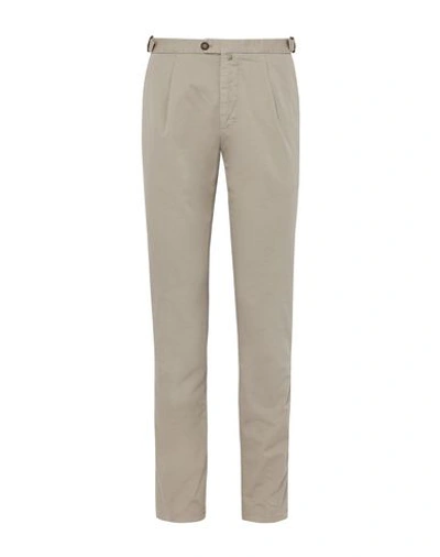 Shop Thom Sweeney Casual Pants In Light Grey