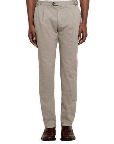 Shop Thom Sweeney Casual Pants In Light Grey