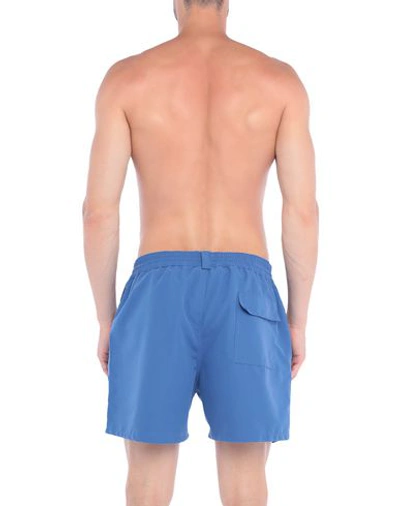 Shop Loro Piana Swim Shorts In Slate Blue
