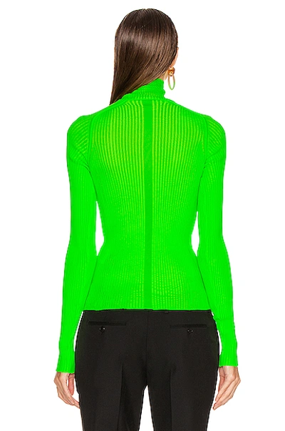 Shop Acne Studios Komina Knit Top In Flou Green