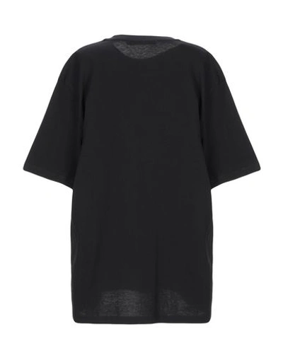 Shop Stella Mccartney Woman T-shirt Black Size 6-8 Cotton, Elastane