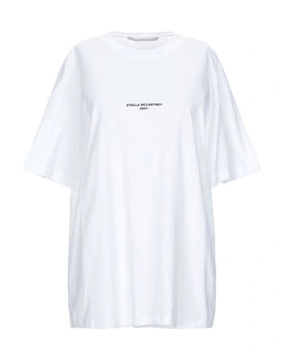 Shop Stella Mccartney Woman T-shirt White Size 6-8 Cotton, Elastane