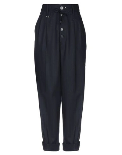 Shop High By Claire Campbell High Woman Pants Midnight Blue Size 8 Wool, Cotton, Nylon, Elastane