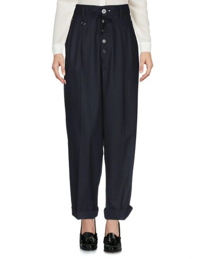 Shop High By Claire Campbell High Woman Pants Midnight Blue Size 6 Wool, Cotton, Nylon, Elastane