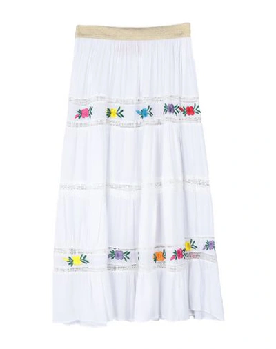 Shop Amuse 3/4 Length Skirts In White