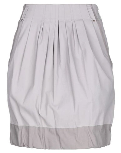 Shop Brunello Cucinelli Knee Length Skirt In Grey