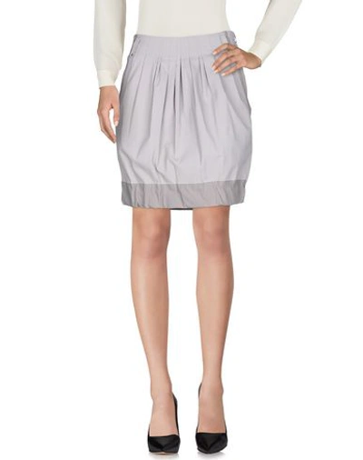 Shop Brunello Cucinelli Knee Length Skirt In Grey