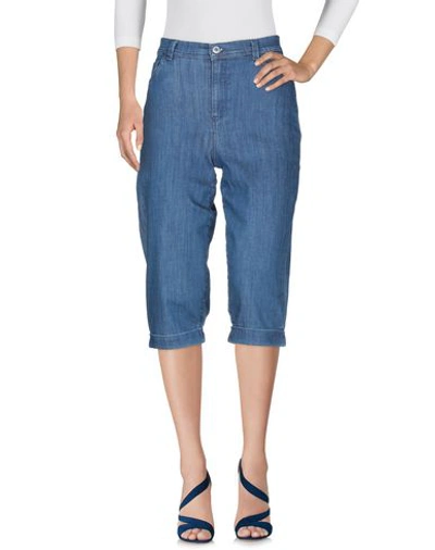 Shop Trussardi Jeans Woman Jeans Blue Size 29 Cotton, Polyester, Lycra