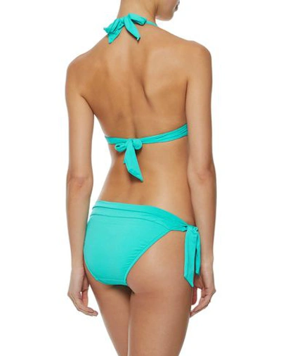 Shop Seafolly Bikini Tops In Turquoise