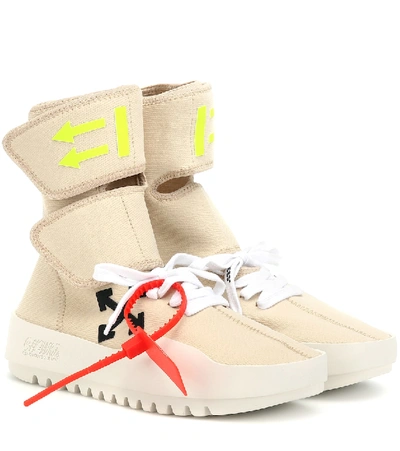 Shop Off-white Cst-001 High-top Sneakers In Beige