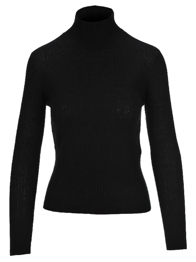 Shop Max Mara Falasco Knit Sweater In Black