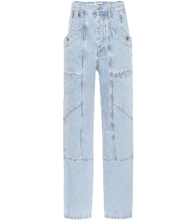 Shop Isabel Marant Étoile Neko Straight Worker Jeans In Blue