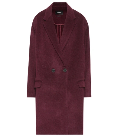 Shop Isabel Marant Filipo Wool And Cashmere Coat In Red