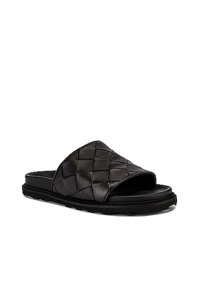 Shop Bottega Veneta Speedster Slide In Black