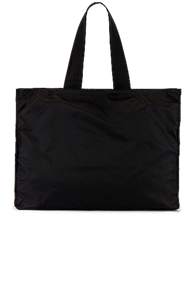 Shop Burberry Print Tote Bag In Black & White