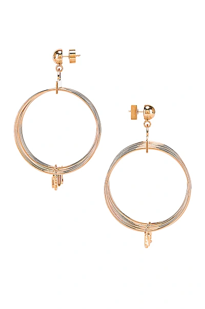 Shop Jacquemus Ring Earrings In Gold