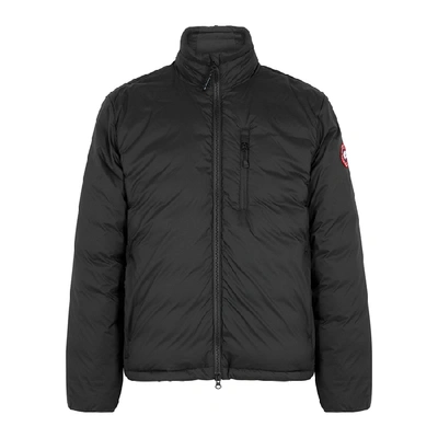 Shop Canada Goose Lodge Black Feather-light Flex Jacket
