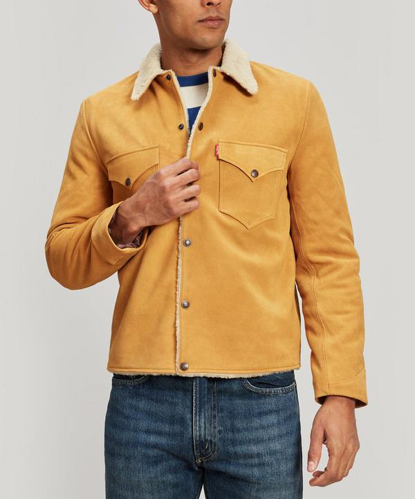 levis suede sherpa