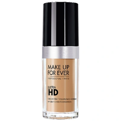 Shop Make Up For Ever Ultra Hd Invisible Cover Foundation Y422 - Suede 1.01 oz/ 30 ml