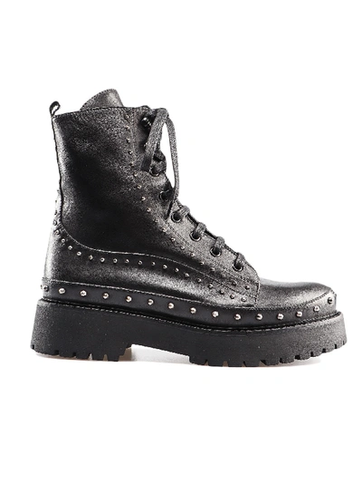 Shop Pinko Cingoli Combat Boot In Black