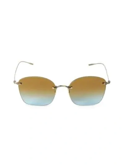 Shop Oliver Peoples Marlien 58mm Square Sunglasses In Gold