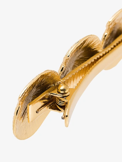 Shop Tohum 24k Gold-plated Trio Archi Shell Hair Clip