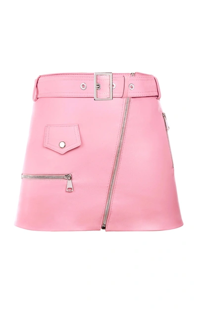 Shop Manokhi Biker Skirt In Pink