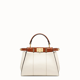 fendi peekaboo mini white