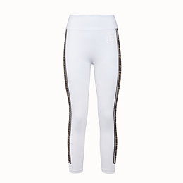 fendi white leggings