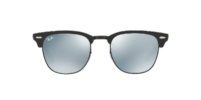 Shop Ray Ban Unisex  Rb3016 Clubmaster Classic In Silver