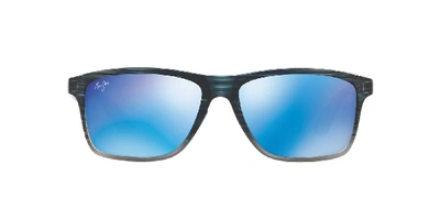 Shop Maui Jim Man Sunglasses 798 Onshore In Blue Mir Pol