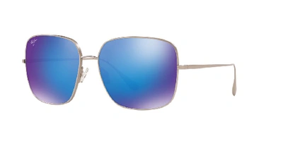 Shop Maui Jim Woman Sunglass 546 Triton In Blue Mirror