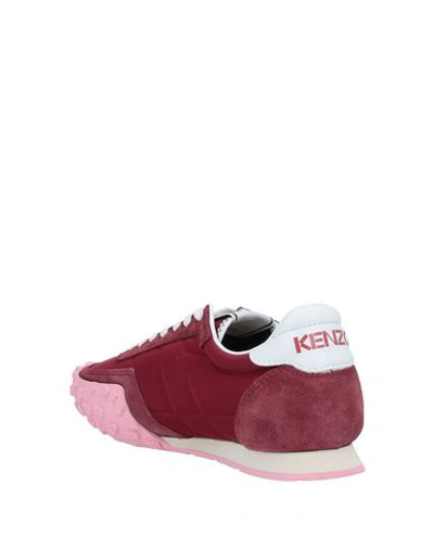 Shop Kenzo Sneakers In Brick Red