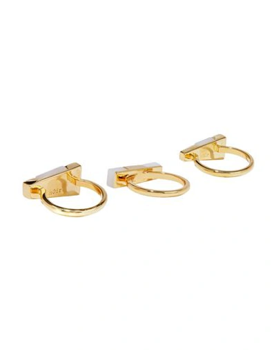 Shop Noir Jewelry Rings In Gold