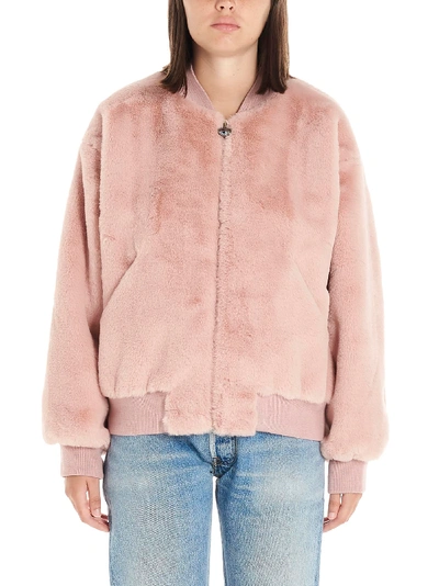Shop Chiara Ferragni Eyes Jacket In Pink