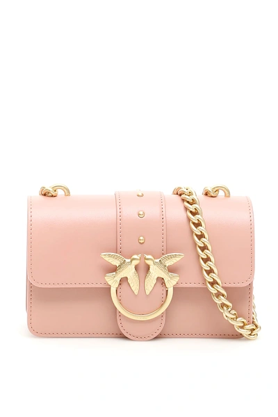 Shop Pinko Love Simply Mini Bag In Light Pink (pink)