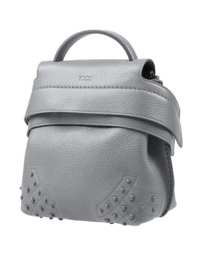 Shop Tod's Backpack & Fanny Pack In Grey