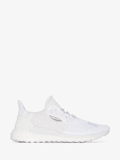 Shop Adidas Originals Adidas By Pharrell Williams White Solar Hu Proud Low Top Sneakers