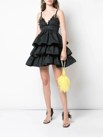 Shop Fausto Puglisi Layered Ruffled Mini Dress