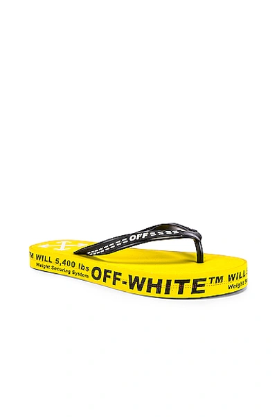 Shop Off-white Off In Yellow