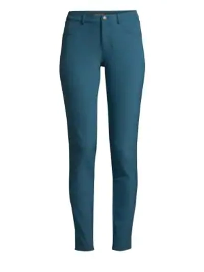 Shop Lafayette 148 Women's Acclaimed Stretch Mercer Pant In Empress Teal