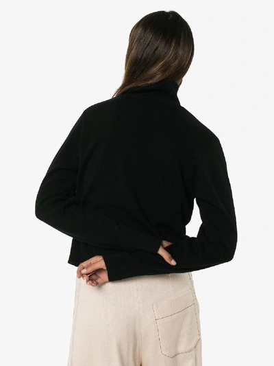 Shop Le Kasha Vail Turtleneck Cashmere Jumper In Black