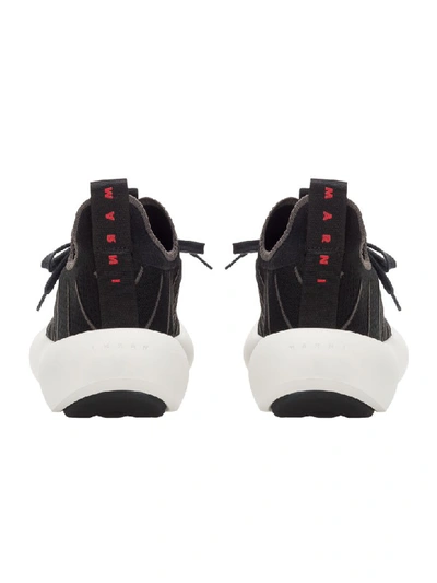 Shop Marni Banana Sneakers In Black