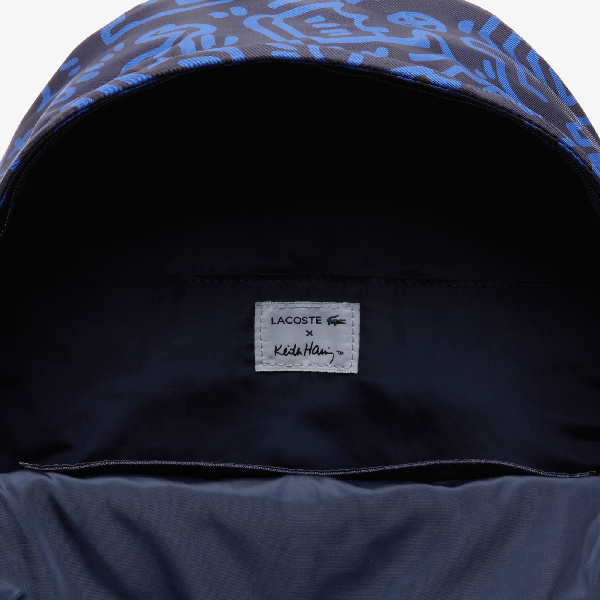 lacoste keith haring backpack