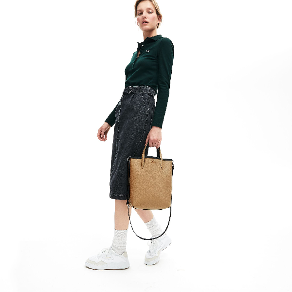 lacoste anna reversible tote bag