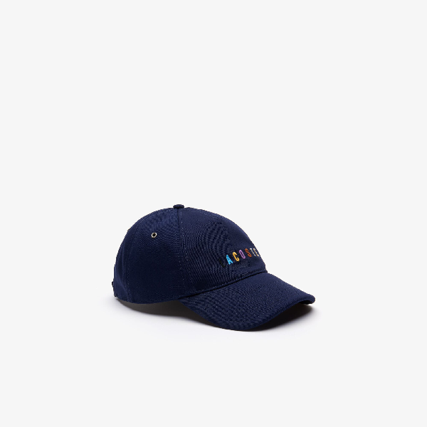navy lacoste hat