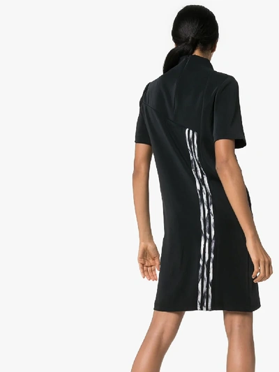 Shop Adidas By Danielle Cathari High Neck Mini Dress In Black