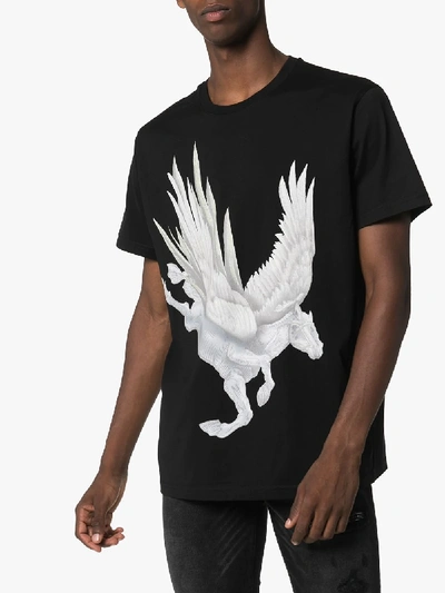 Shop Givenchy Pegasus Print T-shirt In Black