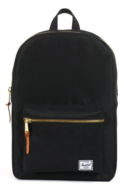 Shop Herschel Supply Co. 'settlement Mid Volume' Backpack - Black In Black/black