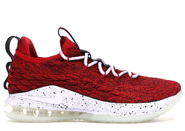 lebron 15 low black white